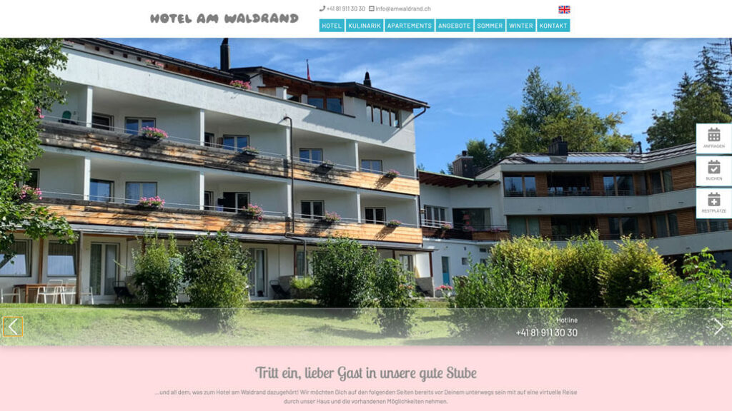 gastrodat Referenzen - Hotel am Waldrand