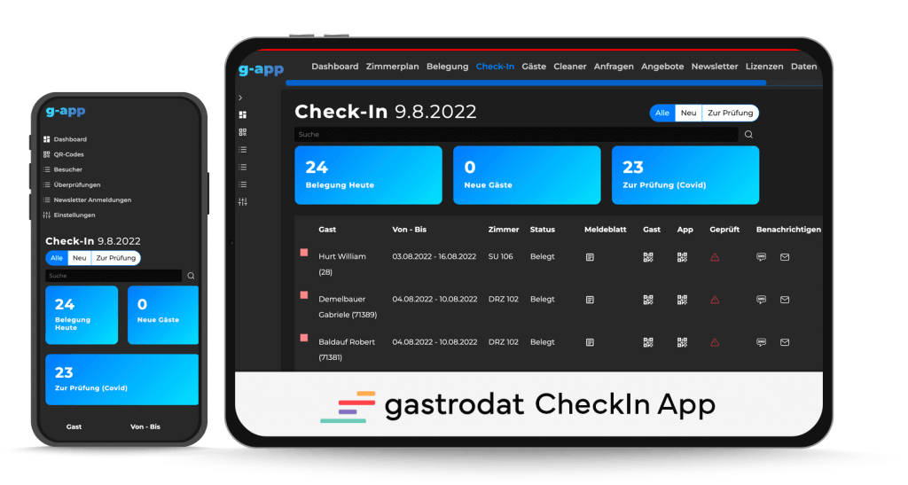 gastrodat CheckIn App