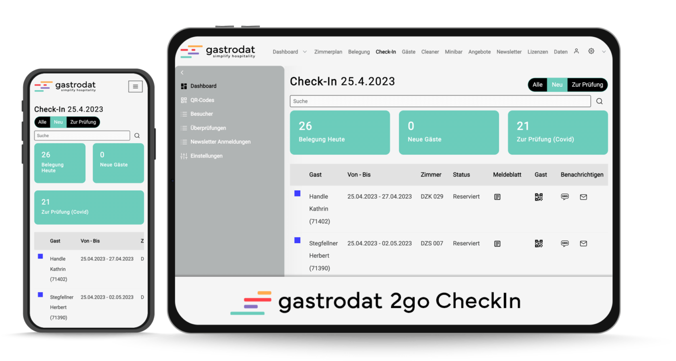 gastrodat2go - CheckIn